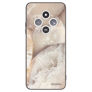 Picasee silikónový čierny obal pre Xiaomi Redmi 14C - Cream marble
