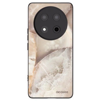 Picasee silikónový čierny obal pre Honor Magic7 Lite 5G - Cream marble