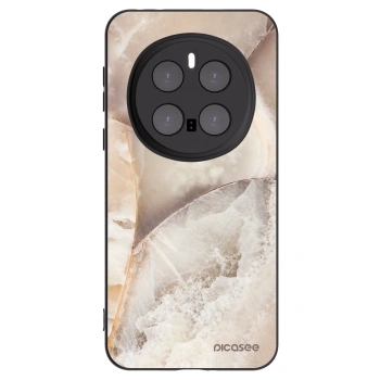Picasee silikónový čierny obal pre Honor Magic7 Pro 5G - Cream marble
