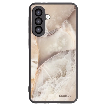 Picasee silikónový čierny obal pre Samsung Galaxy A26 5G A266B - Cream marble