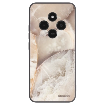 Picasee silikónový čierny obal pre Xiaomi Poco C75 - Cream marble