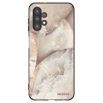 Picasee silikónový čierny obal pre Samsung Galaxy A13 5G - Cream marble