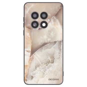Picasee silikónový čierny obal pre OnePlus 13 5G - Cream marble