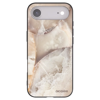 Picasee silikónový čierny obal pre Apple iPhone Air - Cream marble
