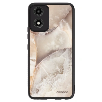 Obal pre Motorola Moto E14 - Cream marble