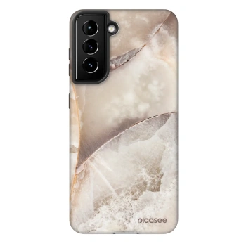 Obal pre Samsung Galaxy S21 FE 5G - Cream marble