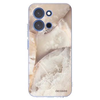 Picasee silikónový prehľadný obal pre Xiaomi Redmi 15C 4G - Cream marble