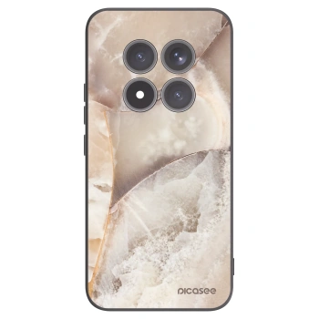 Picasee silikónový čierny obal pre Xiaomi Redmi Note 15 Pro+ - Cream marble