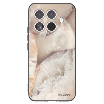 Picasee silikónový čierny obal pre Xiaomi 15T Pro - Cream marble