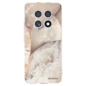 Picasee silikónový prehľadný obal pre Xiaomi Redmi Note 15 - Cream marble