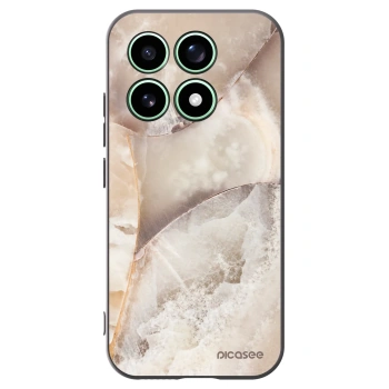 Picasee silikónový čierny obal pre Xiaomi 17 - Cream marble