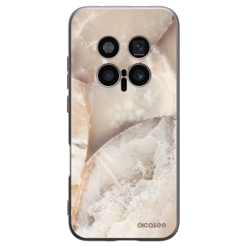 Picasee silikónový čierny obal pre Honor Magic8 Pro 5G - Cream marble