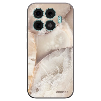 Picasee silikónový čierny obal pre Xiaomi 17T - Cream marble