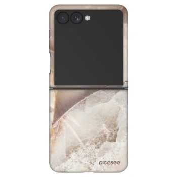 Picasee Fashion Case pre Samsung Galaxy Z Flip7 5G - Cream marble