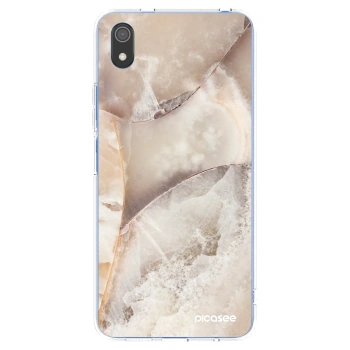 Picasee silikónový prehľadný obal pre Xiaomi Redmi 7A - Cream marble