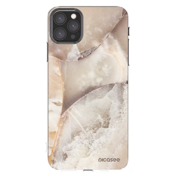 Picasee silikónový prehľadný obal pre Apple iPhone 11 Pro Max - Cream marble