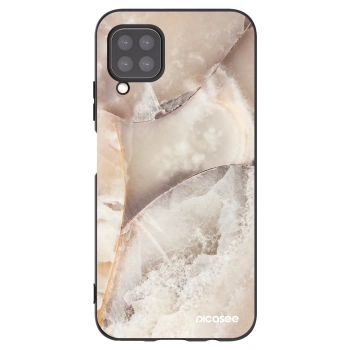 Picasee silikónový čierny obal pre Huawei P40 Lite - Cream marble
