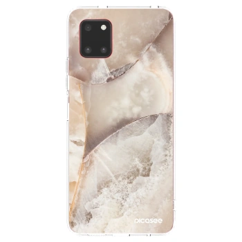 Picasee silikónový prehľadný obal pre Samsung Galaxy Note 10 Lite N770F - Cream marble