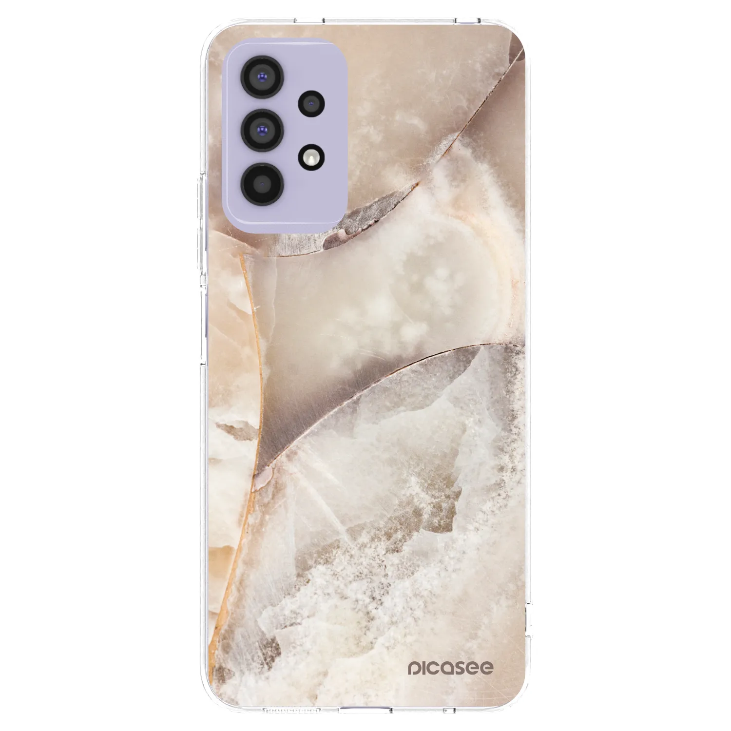 Picasee silikónový prehľadný obal pre Samsung Galaxy A32 4G SM-A325F - Cream marble
