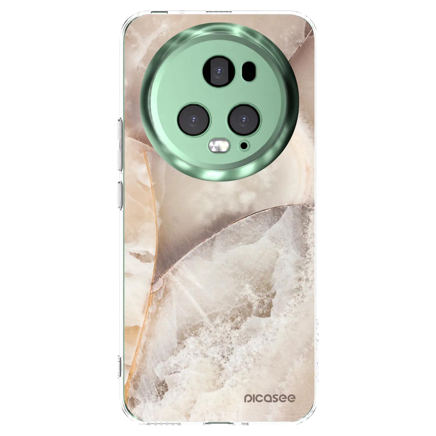 Picasee silikónový prehľadný obal pre Honor Magic5 Pro - Cream marble
