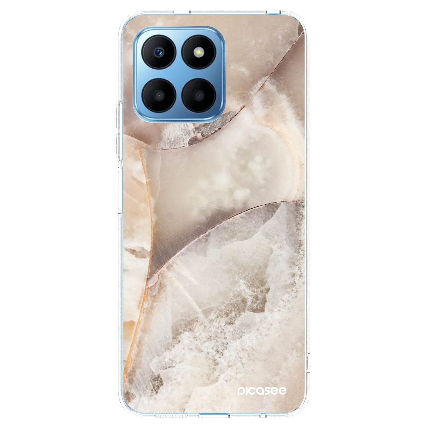 Picasee silikónový prehľadný obal pre Honor 70 Lite - Cream marble