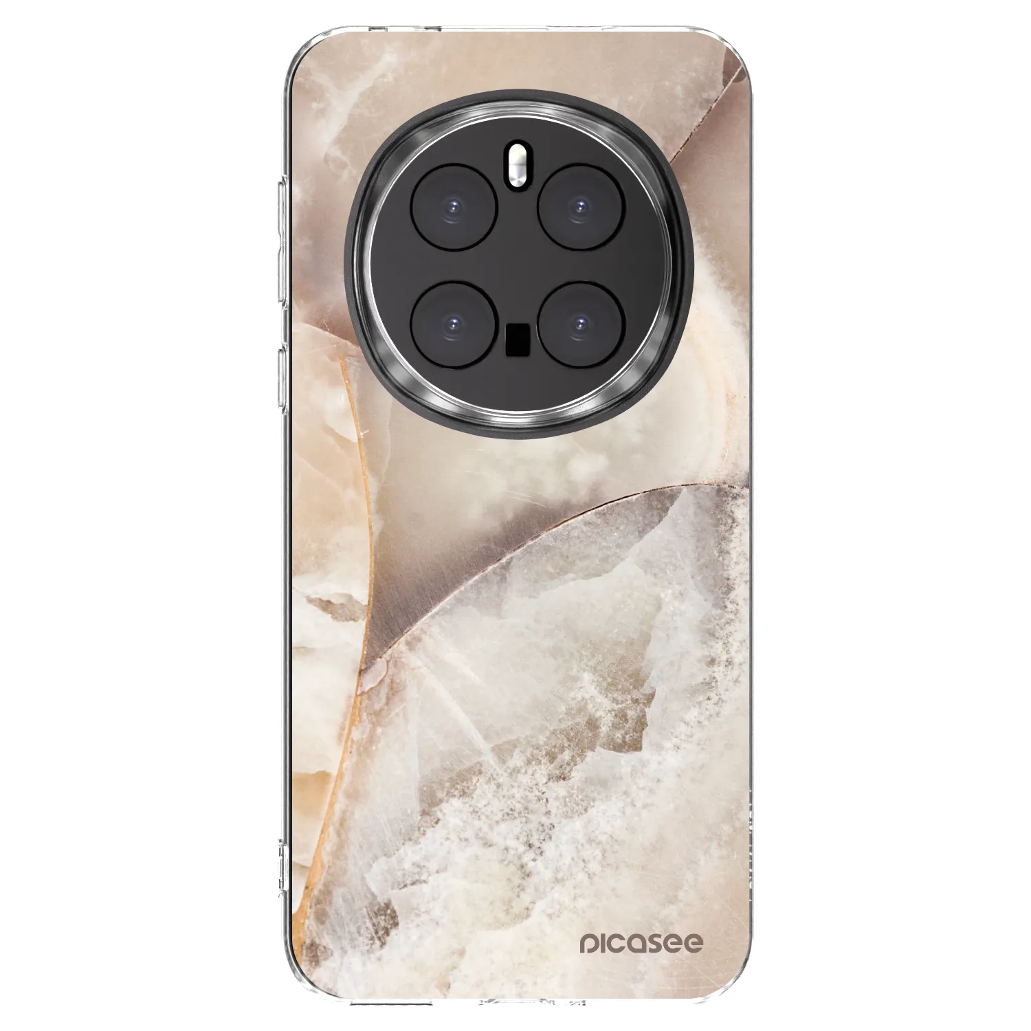 Picasee silikónový prehľadný obal pre Honor Magic7 Pro 5G - Cream marble
