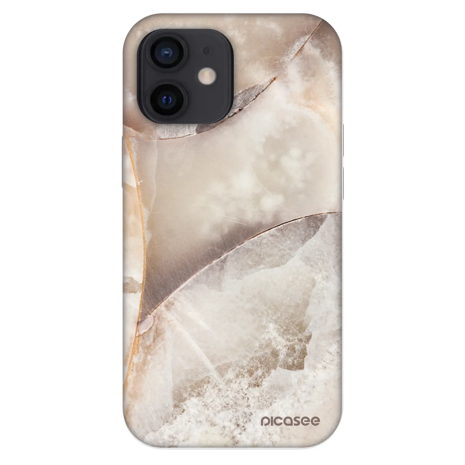 Picasee Fashion Case pre Apple iPhone 12 mini - Cream marble