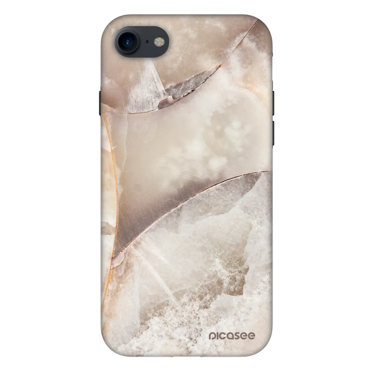 Picasee Fashion Case pre Apple iPhone SE 2022 - Cream marble