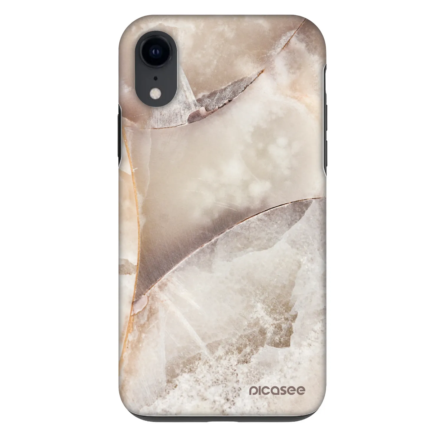 Picasee Fashion Case pre Apple iPhone XR - Cream marble