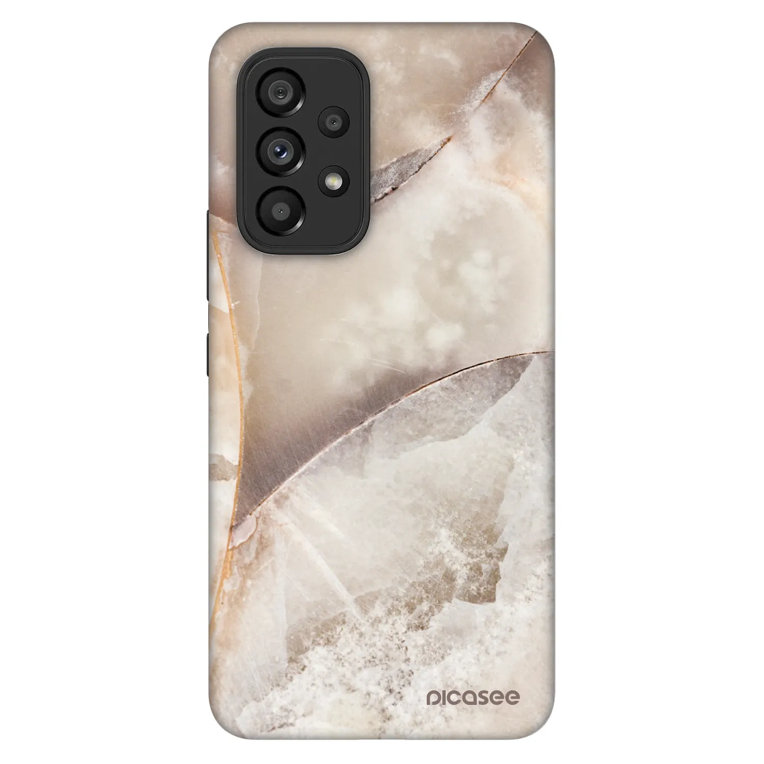 Picasee Fashion Case pre Samsung Galaxy A53 5G A536 - Cream marble