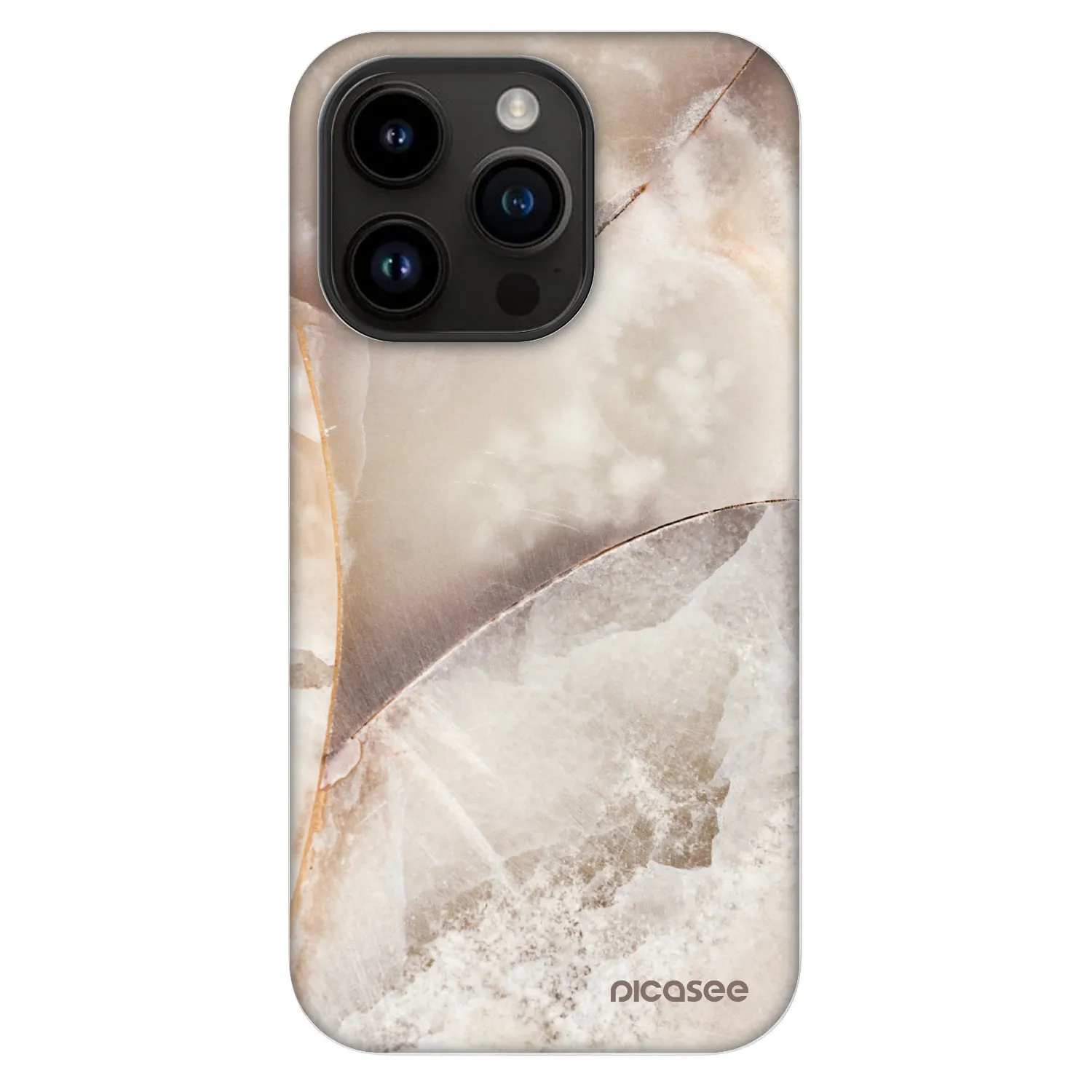 Picasee Fashion Case MagSafe pre Apple iPhone 14 Pro - Cream marble