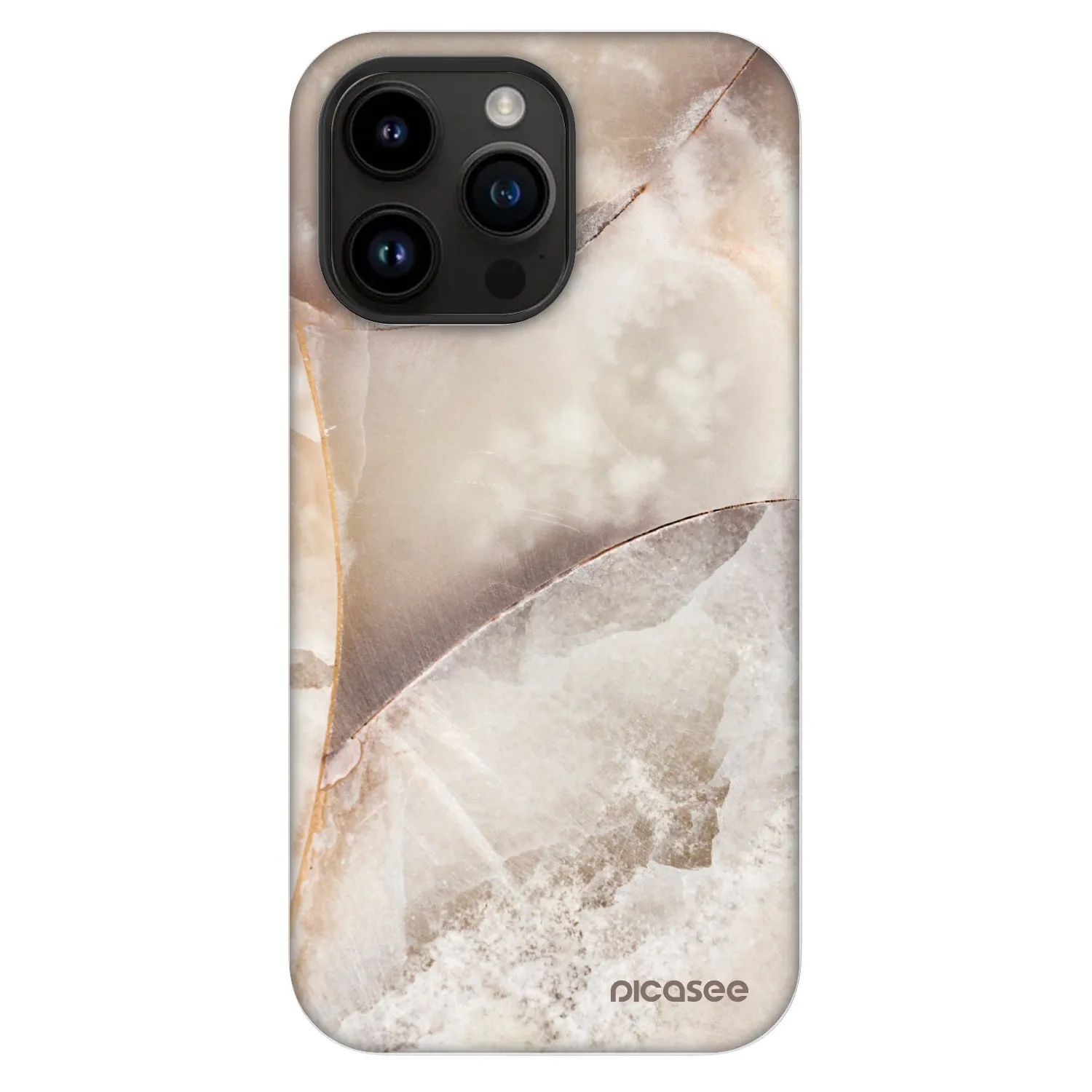 Picasee Fashion Case MagSafe pre Apple iPhone 14 Pro Max - Cream marble