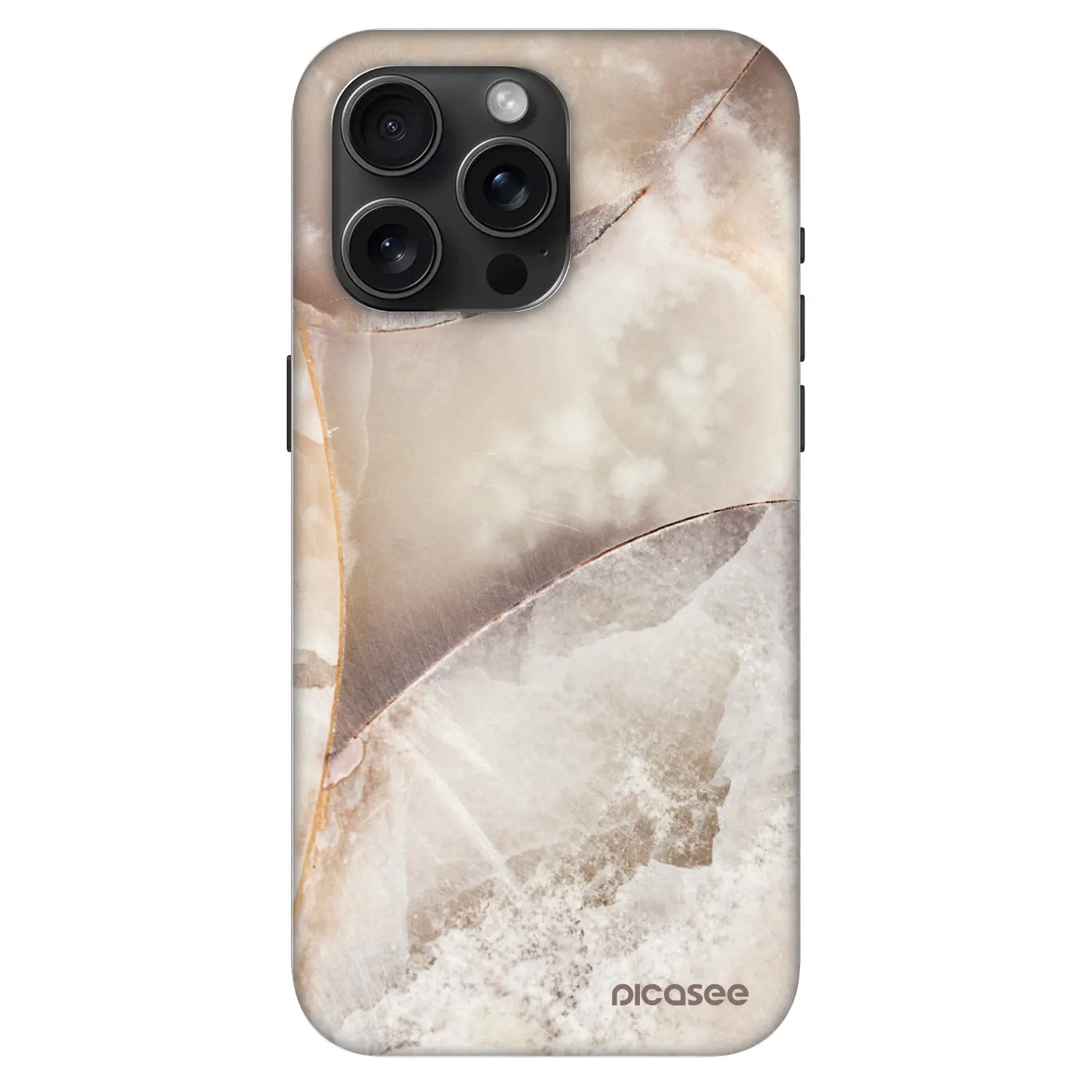 Picasee Fashion Case MagSafe pre Apple iPhone 15 Pro Max - Cream marble