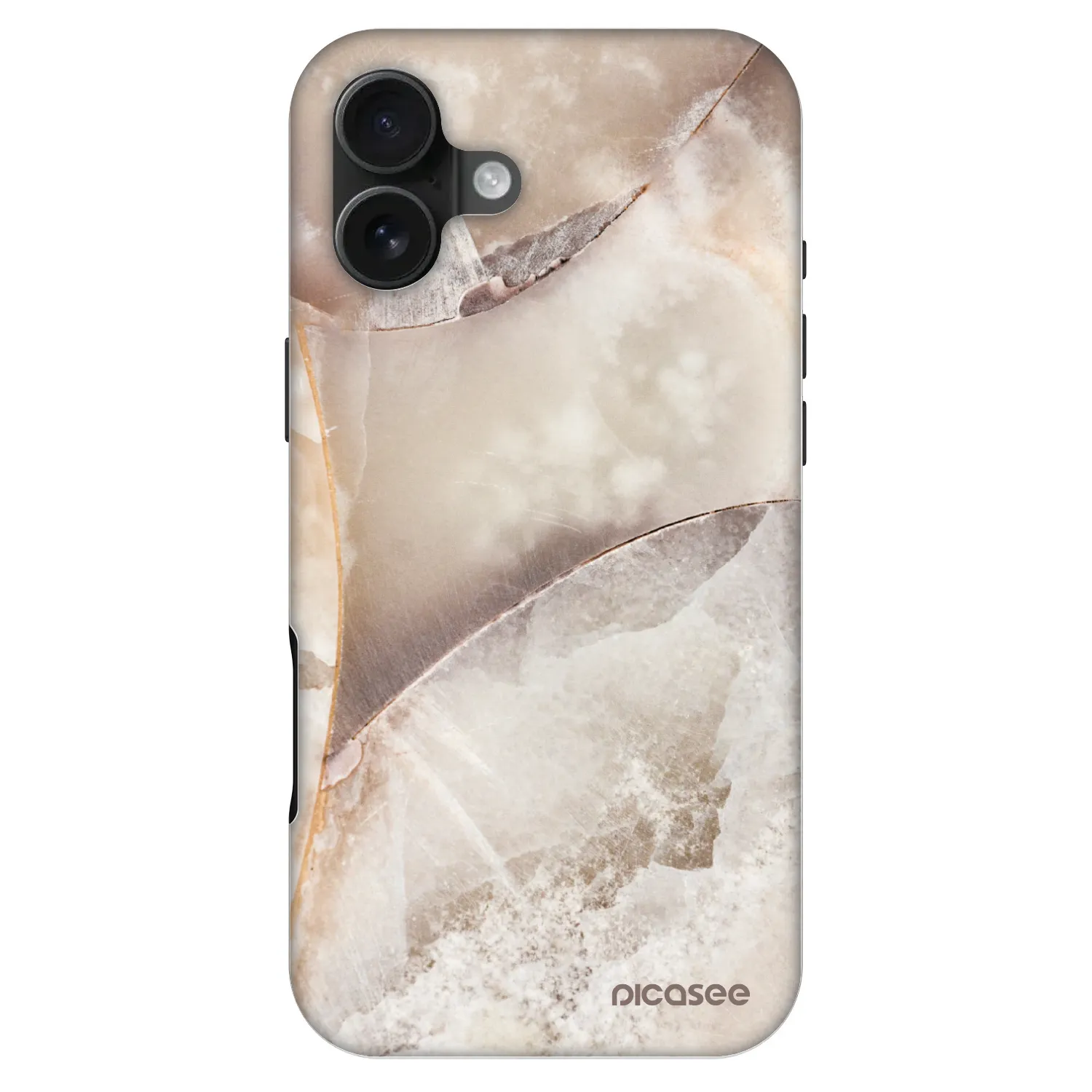 Picasee Fashion Case MagSafe pre Apple iPhone 16 Plus - Cream marble