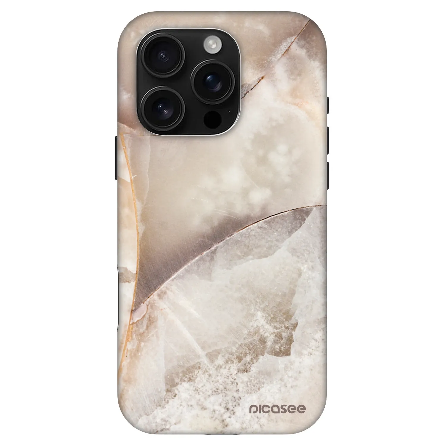 Picasee Fashion Case MagSafe pre Apple iPhone 16 Pro - Cream marble