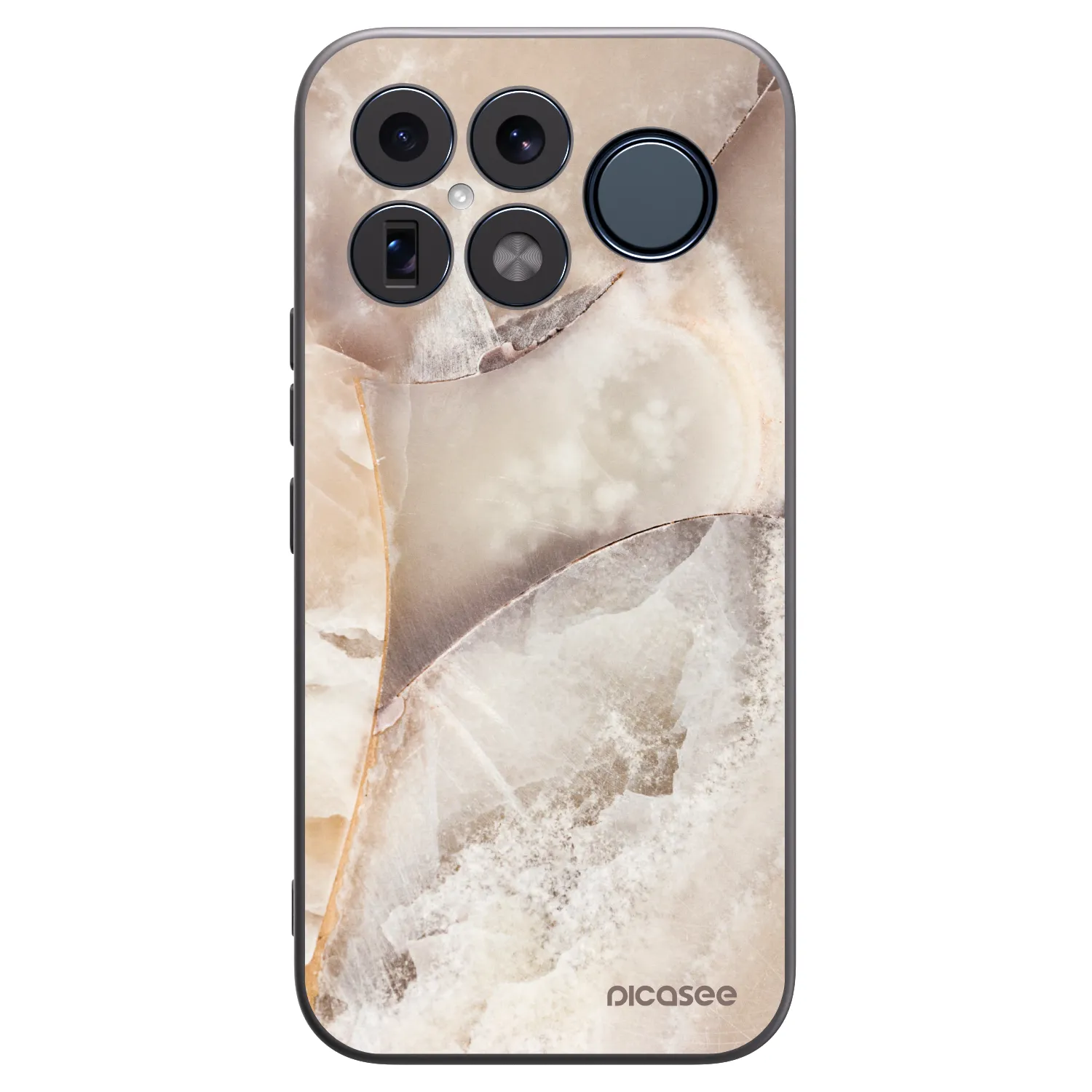 Picasee silikónový čierny obal pre Xiaomi Poco F8 Ultra - Cream marble