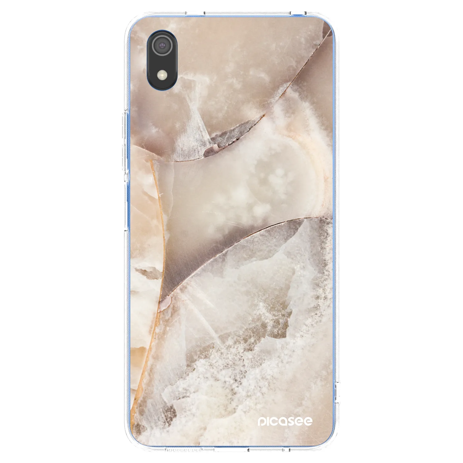 Picasee silikónový prehľadný obal pre Xiaomi Redmi 7A - Cream marble