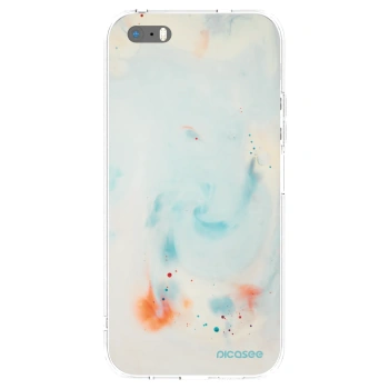 Picasee silikónový prehľadný obal pre Apple iPhone 5/5S/SE - Splash