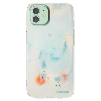 Picasee silikónový prehľadný obal pre Apple iPhone 12 - Splash