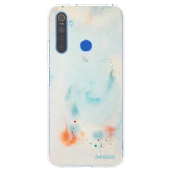 Picasee silikónový prehľadný obal pre Realme 5 - Splash