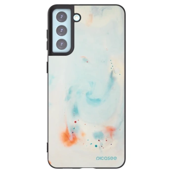 Picasee silikónový čierny obal pre Samsung Galaxy S21+ 5G G996F - Splash