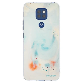 Picasee silikónový prehľadný obal pre Motorola Moto G9 Play - Splash