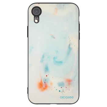 Picasee silikónový čierny obal pre Apple iPhone XR - Splash