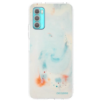 Picasee silikónový prehľadný obal pre Motorola Moto G60 - Splash