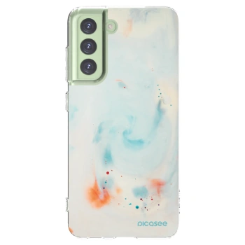 Picasee silikónový prehľadný obal pre Samsung Galaxy S21 FE 5G - Splash