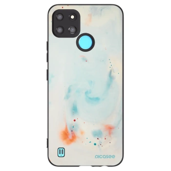 Picasee silikónový čierny obal pre Realme C21Y - Splash