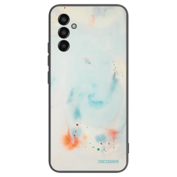 Picasee silikónový čierny obal pre Samsung Galaxy M13 M135F - Splash