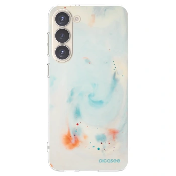 Picasee silikónový prehľadný obal pre Samsung Galaxy S23+ 5G - Splash