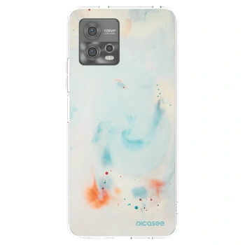 Picasee silikónový prehľadný obal pre Motorola Moto G72 - Splash