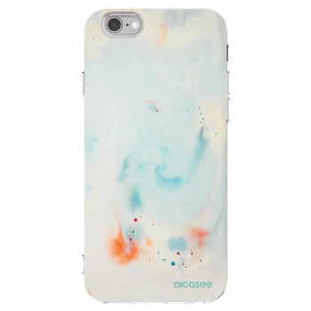 Picasee silikónový prehľadný obal pre Apple iPhone 6/6S - Splash